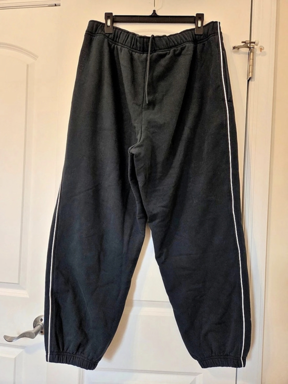 Athleta Venice High Rise Track Stripe Jogger Women's Dark Teal Blue XL